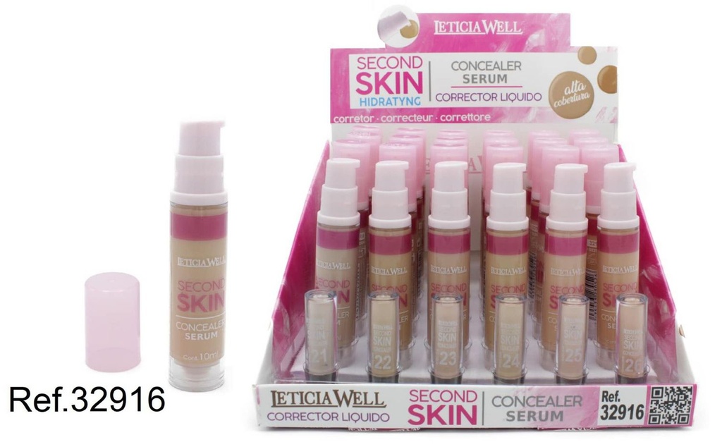 Corrector Second Skin Serum 24/u - Cosméticos