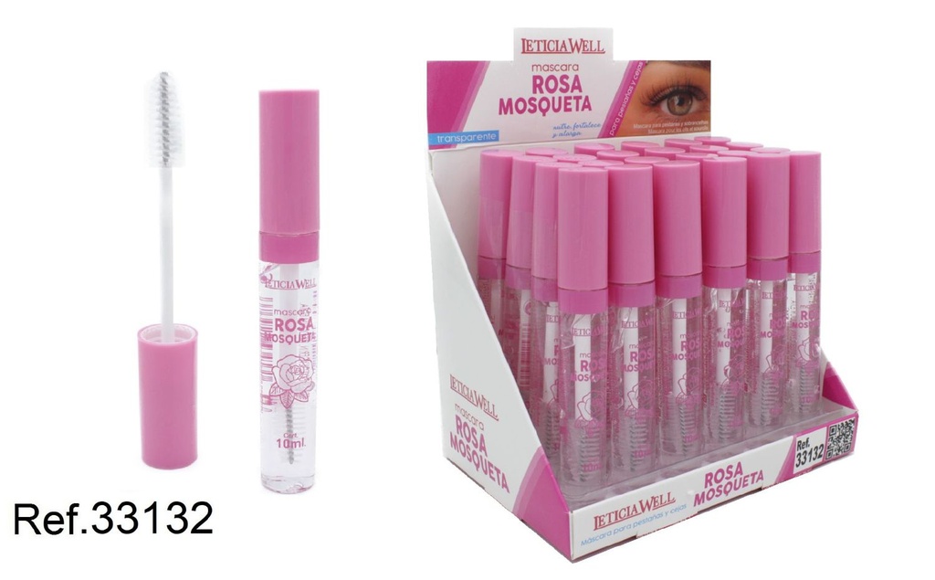 Máscara rosa mosquito transparente 24/u - Cosméticos