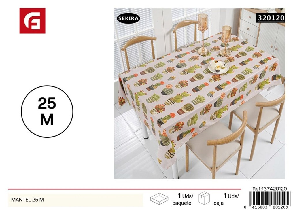 Mantel con diseño normal 25m - Textiles para el hogar