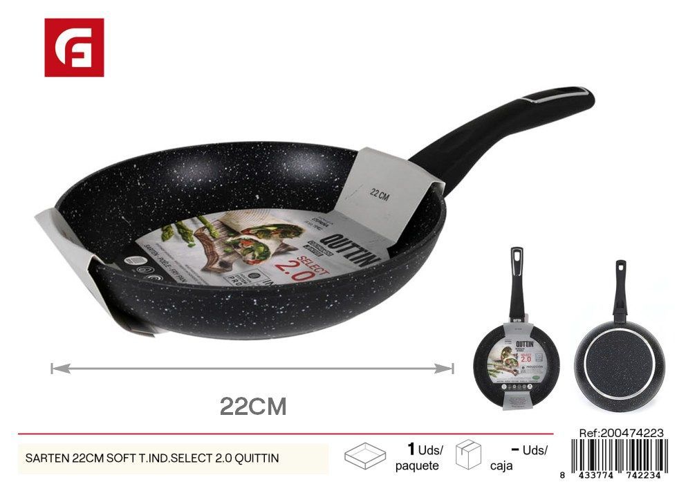 Sartén 22cm Soft T.Ind.Select 2.0 Quittin - Herramienta eficaz para la cocina