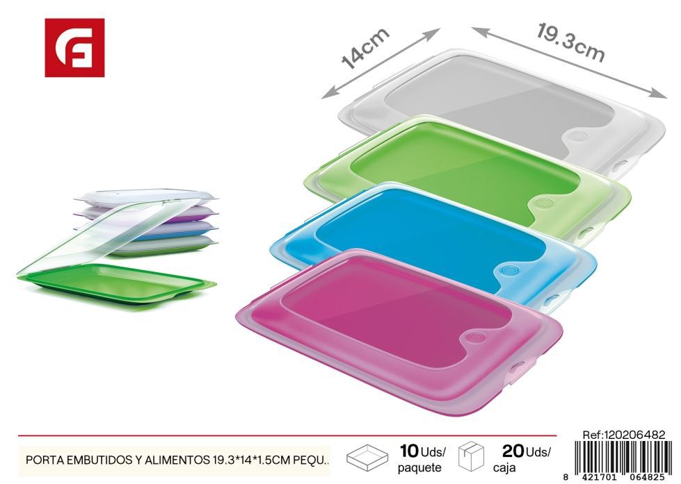 Porta embutidos y alimentos pequeño - Contenedor de almacenamiento alimentario