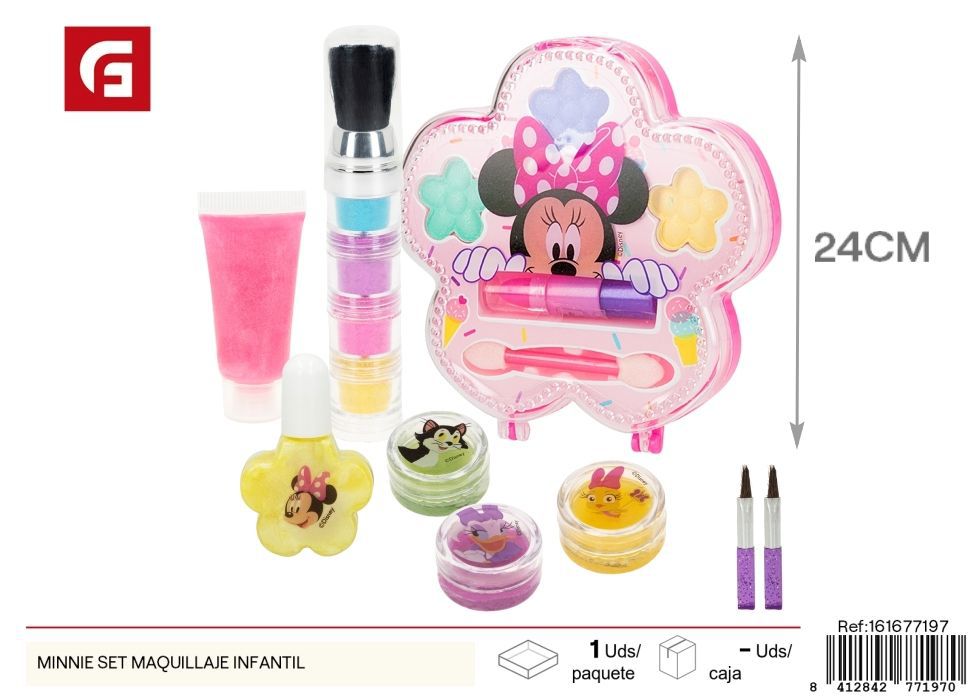 Set de maquillaje infantil Minnie - Juguetes de belleza y moda infantil