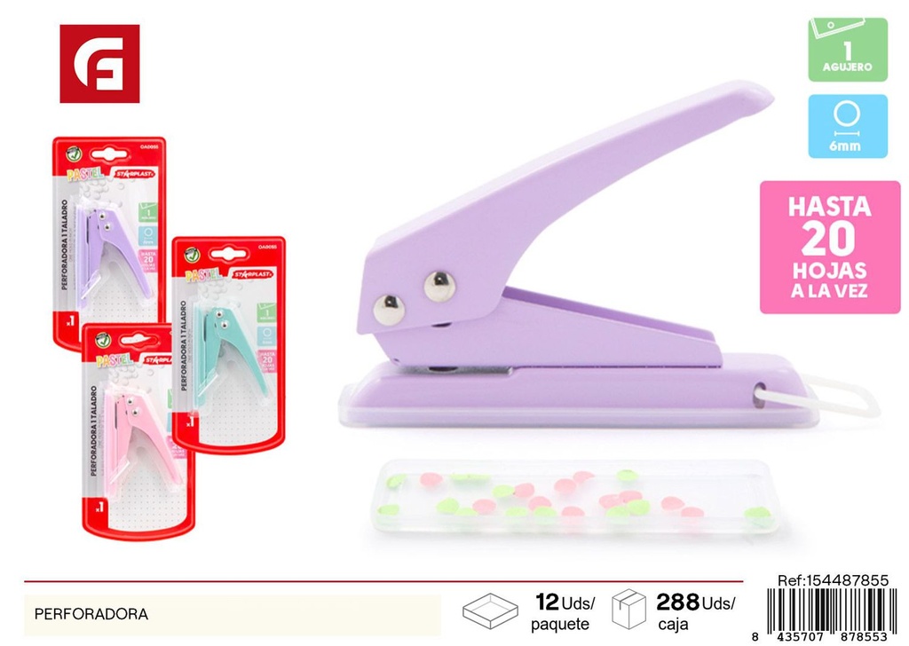 Perforadora estándar - Papelería y material de oficina