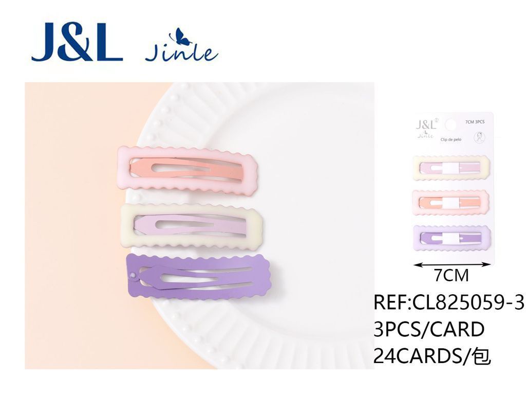 Pack de 3 ranas 7 cm surtidas 24/u CL825059-3 - Accesorios para el cabello y pinzas
