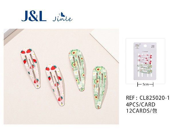 Pack de 4 ranas surtidas de 5 cm - Accesorios para el cabello y pinzas decorativas