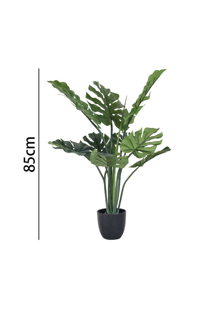 Planta monstera artificial 85 cm - Plantas decorativas