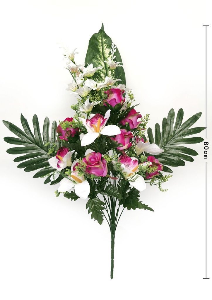 Ramo de orquídea con copas 14 cabezas - Ramos para decoración