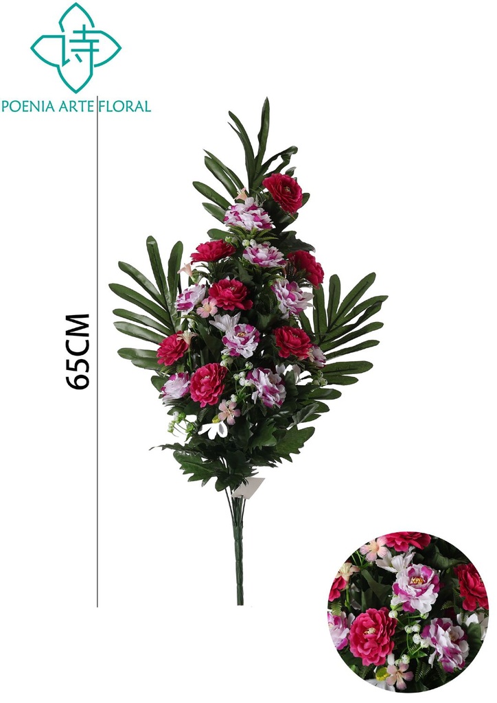 Ramo de crisantemo 18 cabezas - Ramos para decoración