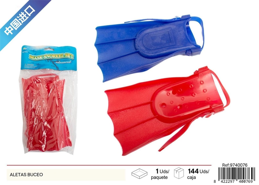 Aletas de buceo - Equipamiento de natación