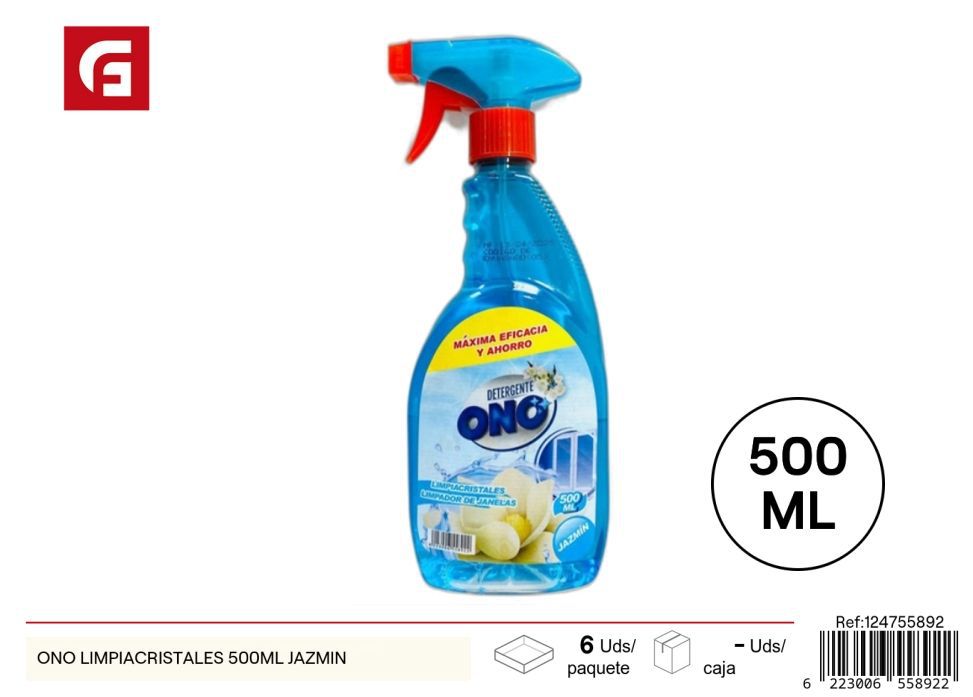 Limpia cristales Ono 500 ml jazmín - Productos de limpieza y droguería
