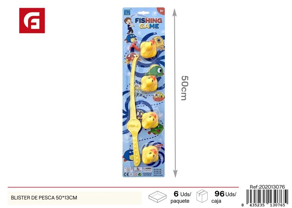 Blister de pesca 50x13 cm - Juguetes de chico