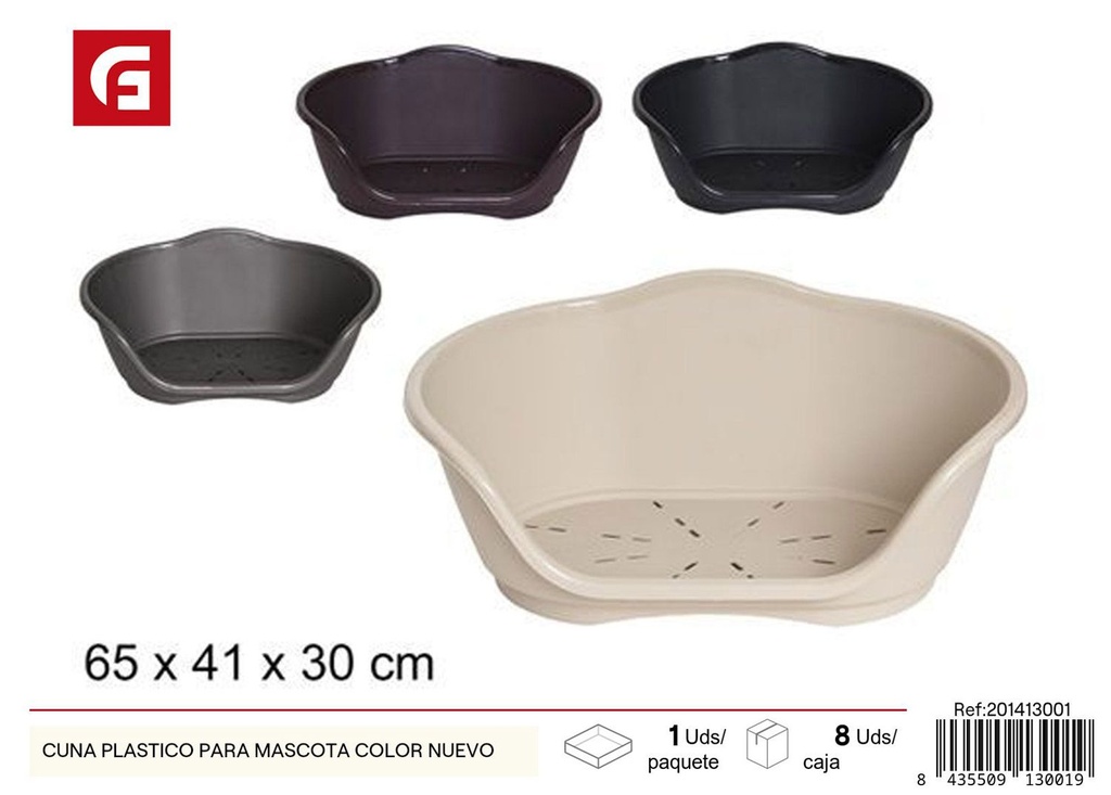 Cuna de plástico para mascota de color nuevo - Casa para perros moderna