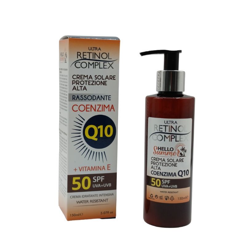 Crema solar Retinol Complex Q10 SPF50 150ml - Protección solar y cuidado de la piel