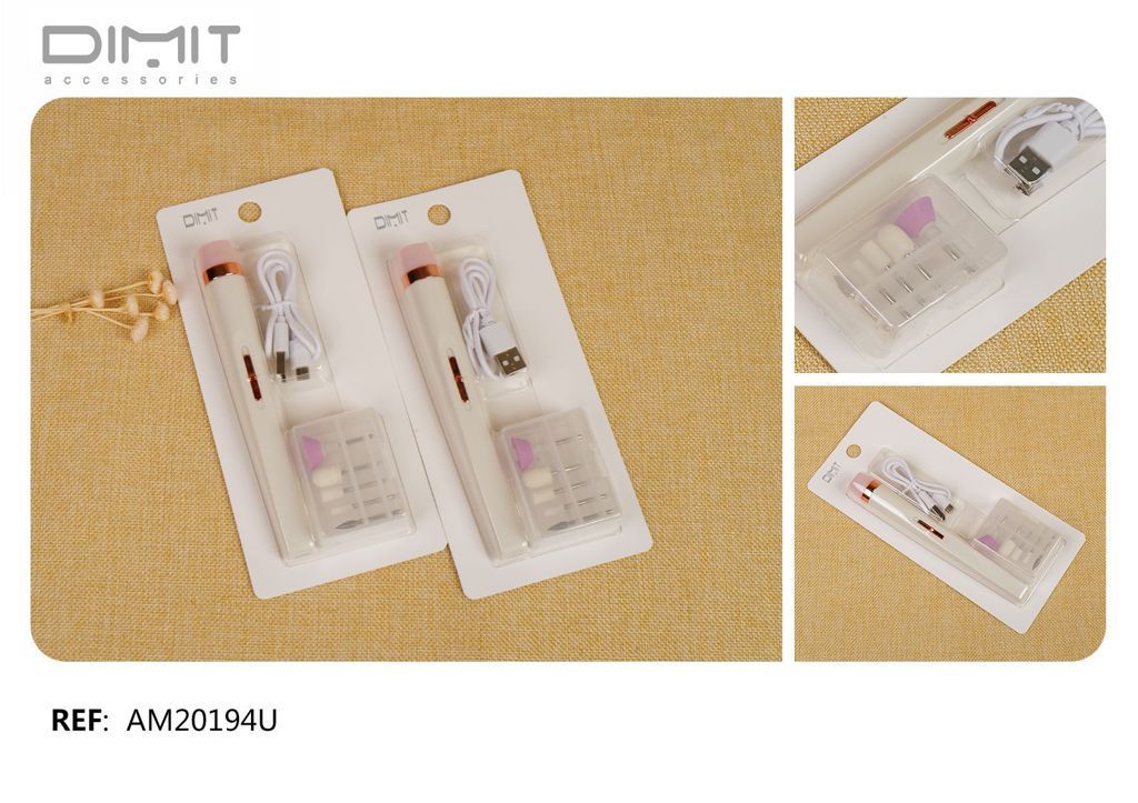 Torno de uñas recargable 12/u AM20194U - Herramientas de uñas