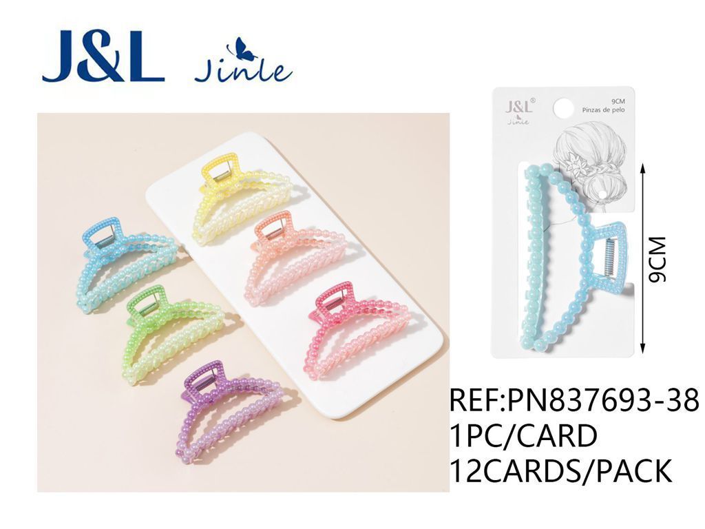 Pinza de pelo 9cm 12/u PN837693-38 - Accesorios de peinado
