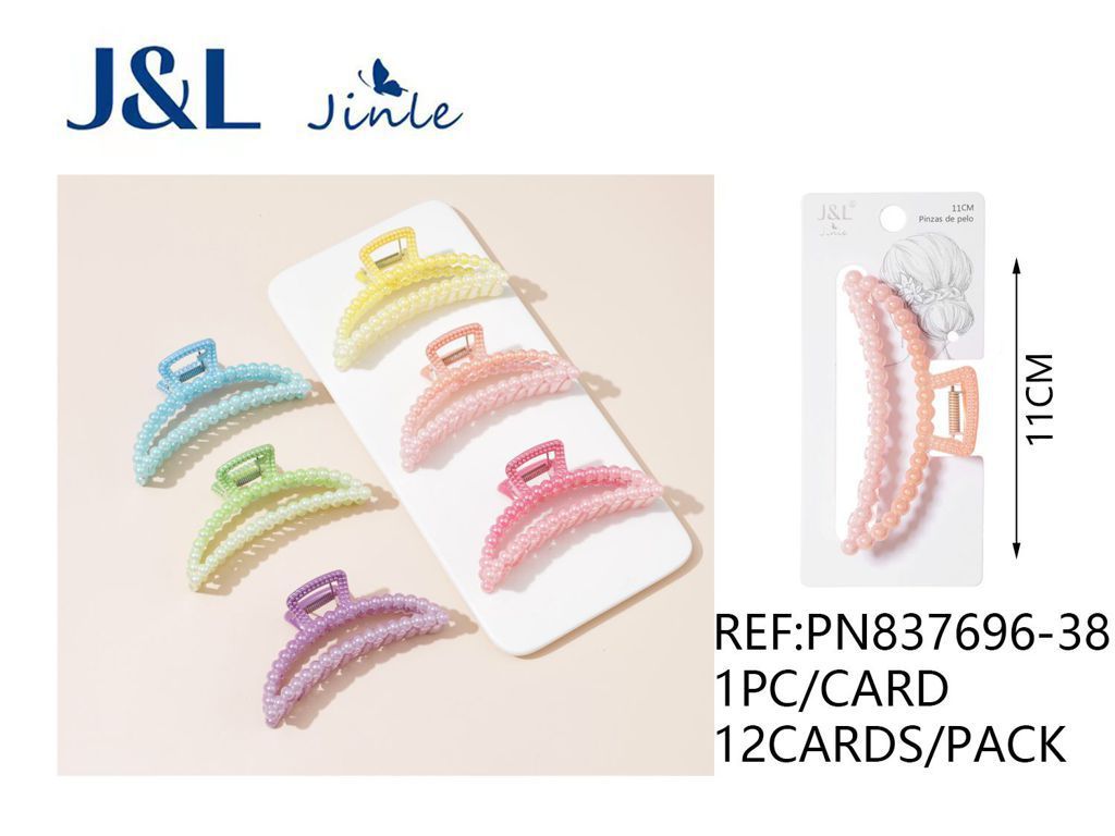 Pinza de pelo 11cm 12/u PN837696-38 - Accesorios de peinado