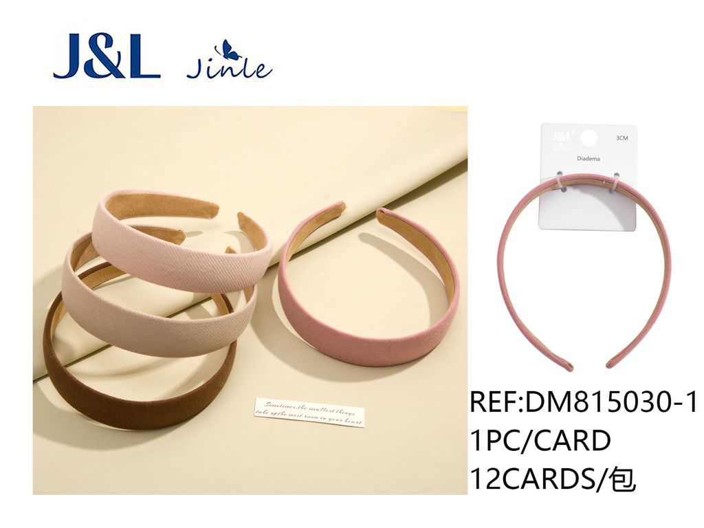 Diadema 3cm surtida 12/u DM815030-1 - Accesorios para el cabello