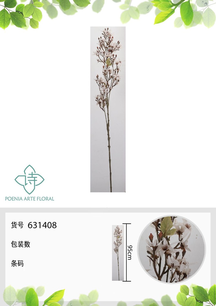 Arreglo floral artificial de 90 cm - Orquídea - Novedades en decoraciones