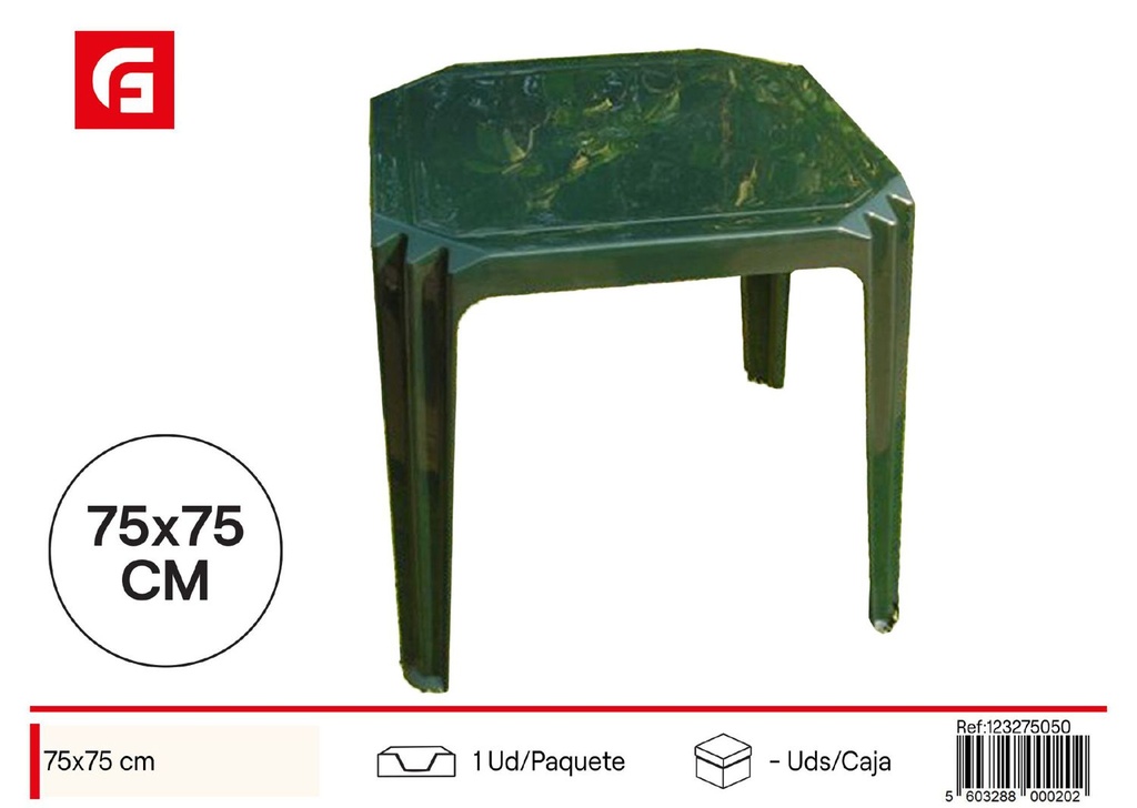 Mesa Viana 75*75 verde - Mobiliario y exteriores