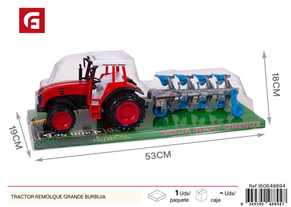 Tractor remolque grande burbuja - Juguetes de vehículos