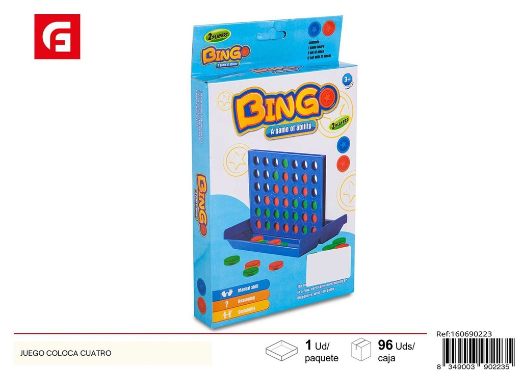 Juego de mesa 4 en 1 - Diversión y entretenimiento en familia
