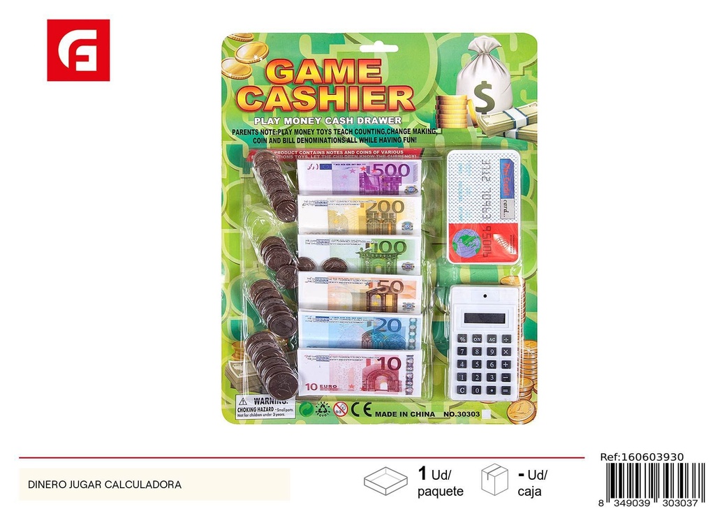 Caja registradora de juguete con calculadora - Juguetes de mesa