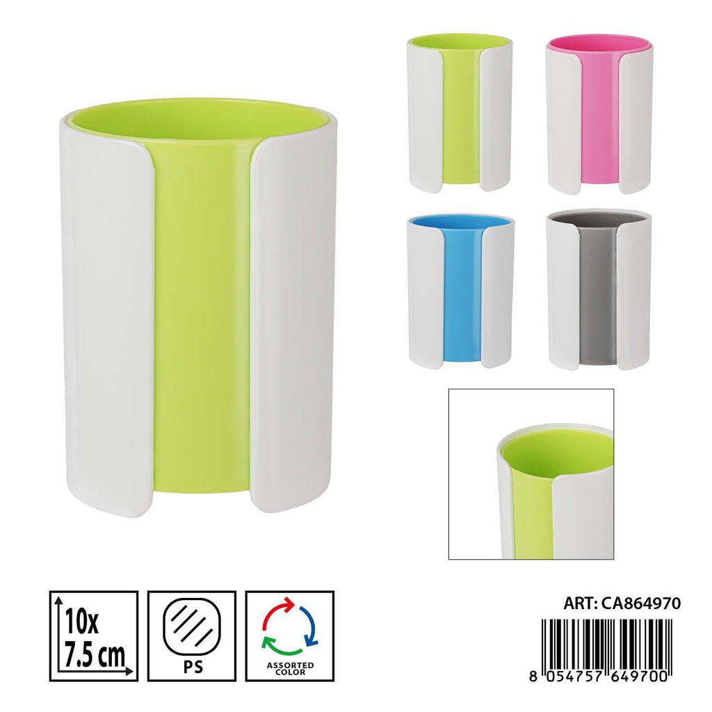 Portalápices multiuso 10x7.5 cm - Accesorios de escritorio y organización