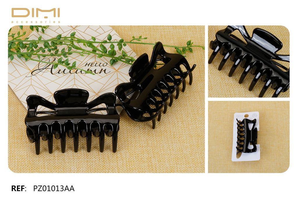 Pinza de pelo NGR 8CM 12/U PZ01013AA - Accesorios para el cabello