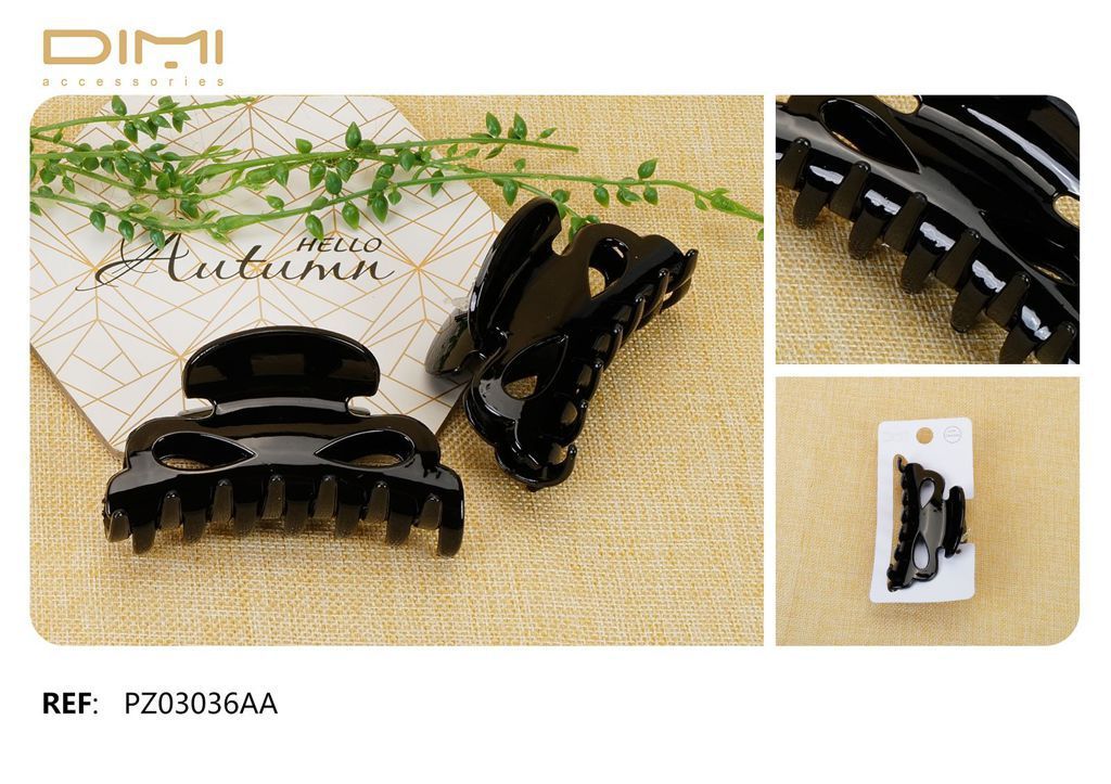 Pinza de pelo NGR 8CM 12/U PZ03036AA - Accesorios para el cabello