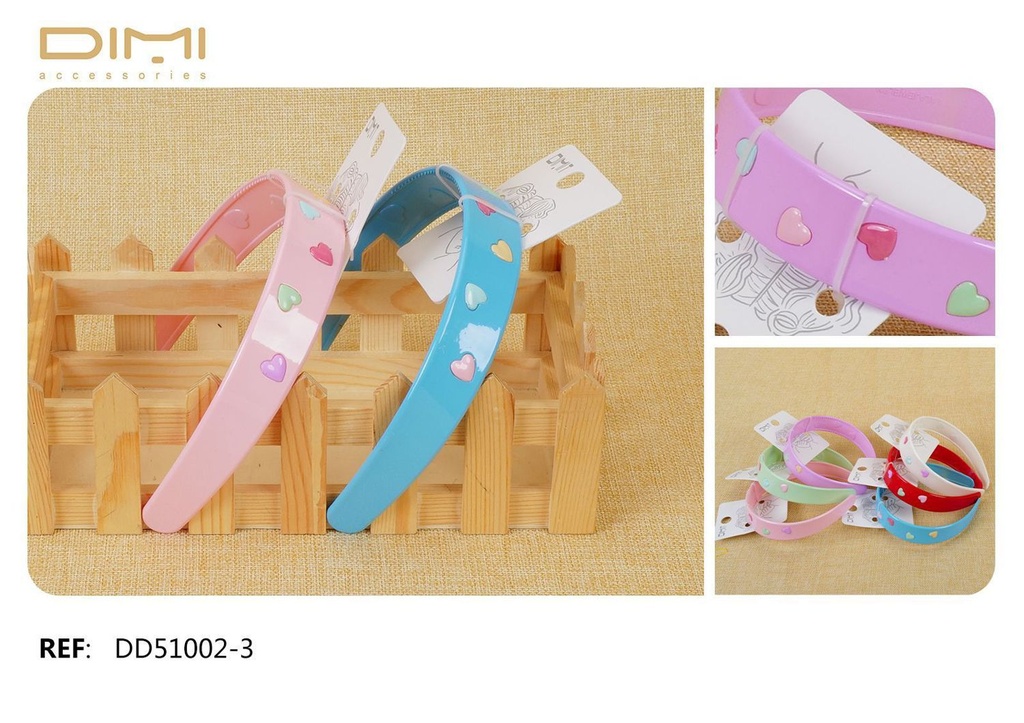 Diadema para niñas de 2.5 cm 12 unidades - Accesorios para el cabello y diademas