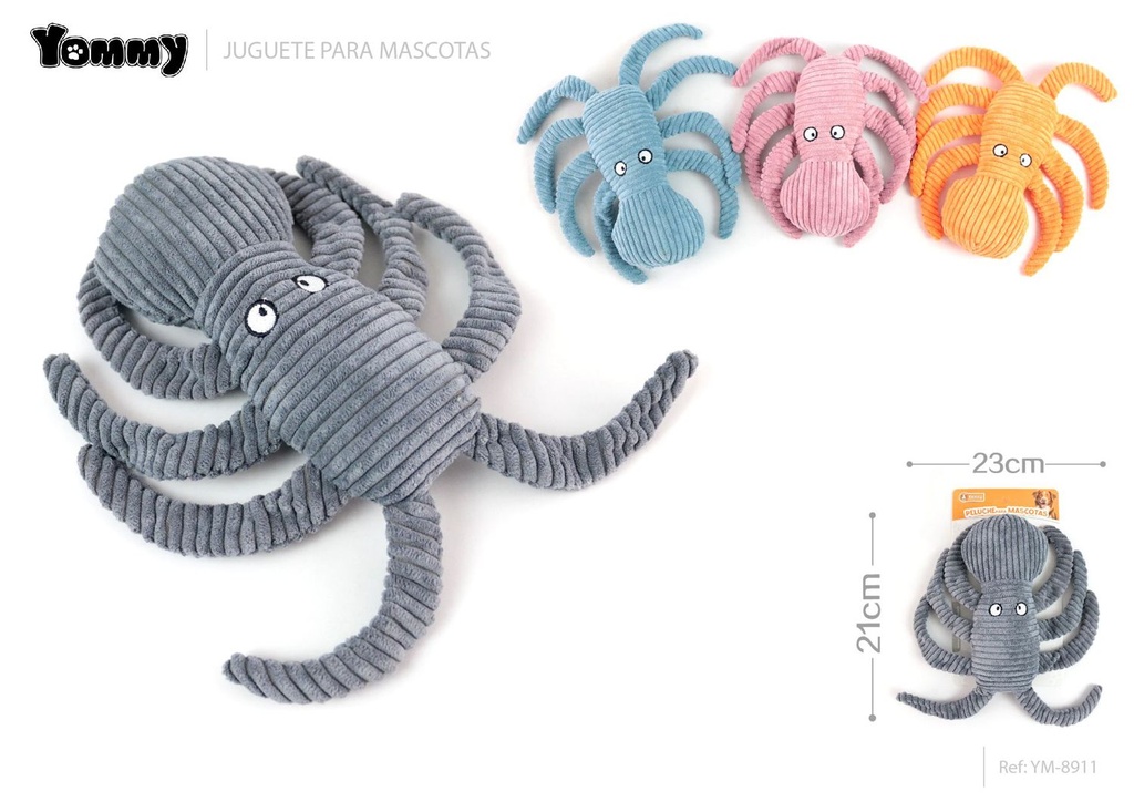 Pez VT peludo de peluche - Juguete para mascotas