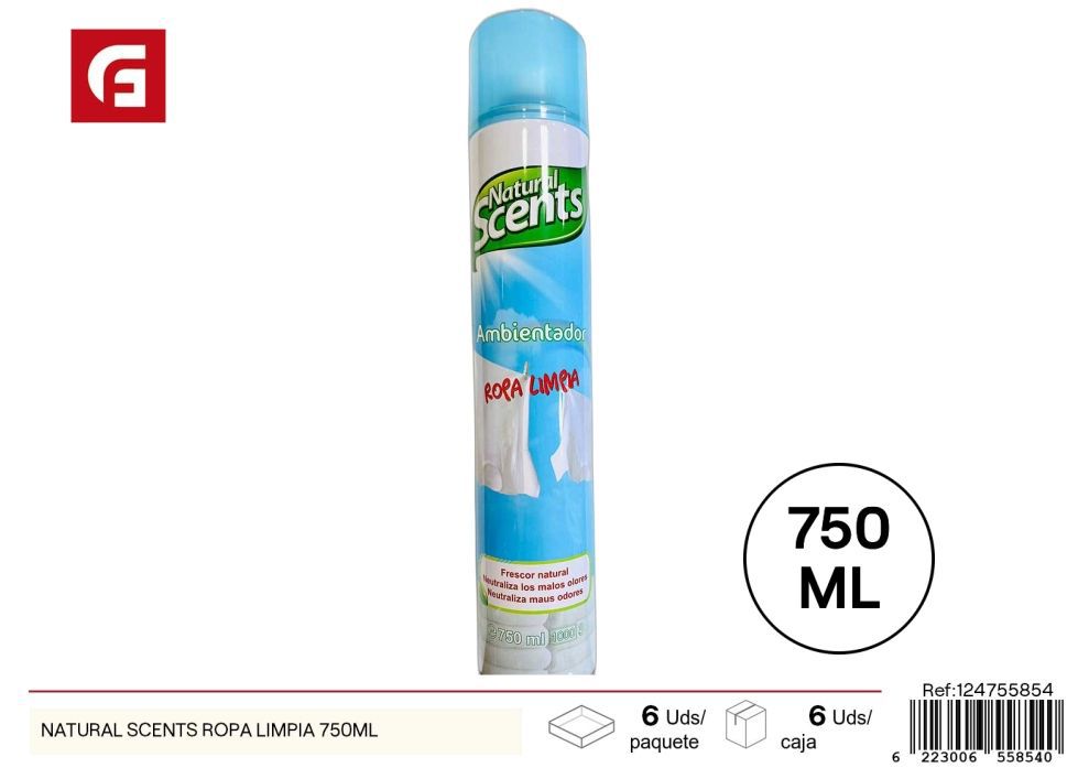 Aceite de aire fresco natural para ropa 750 ml - Ambientadores y limpieza