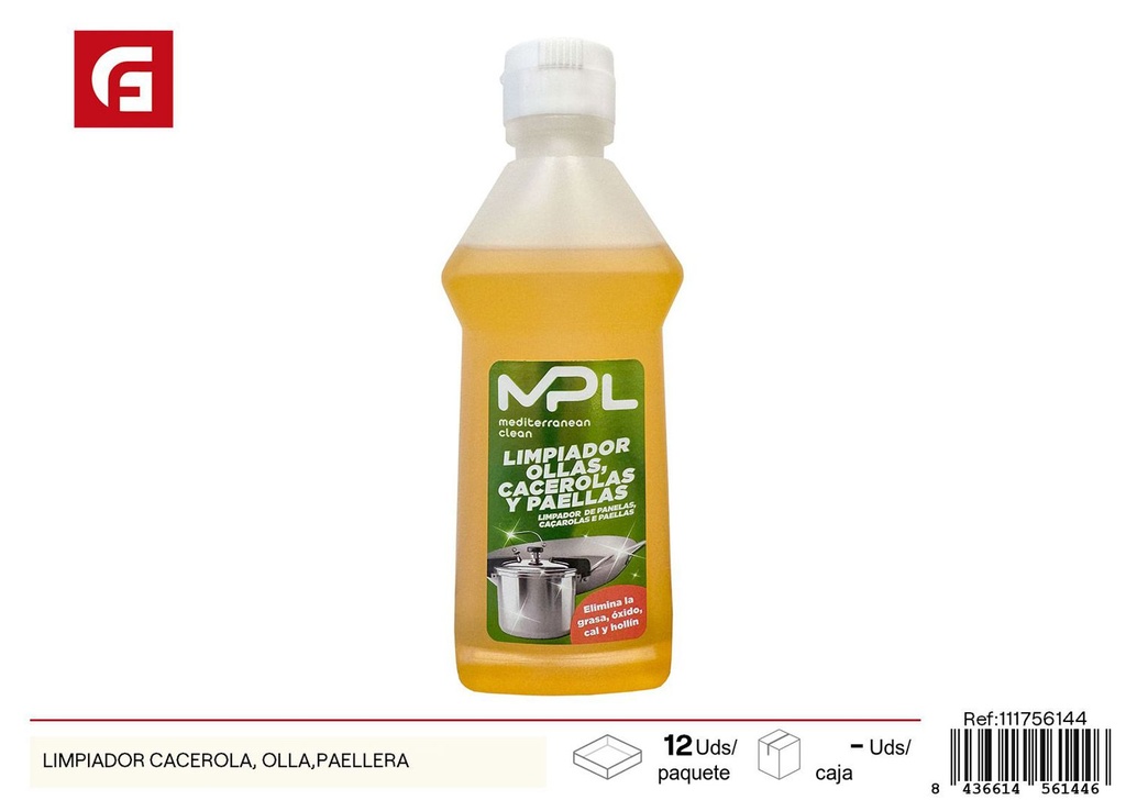 Limpiador metálico para cacerolas, ollas y paelleras - Limpiadores multiuso