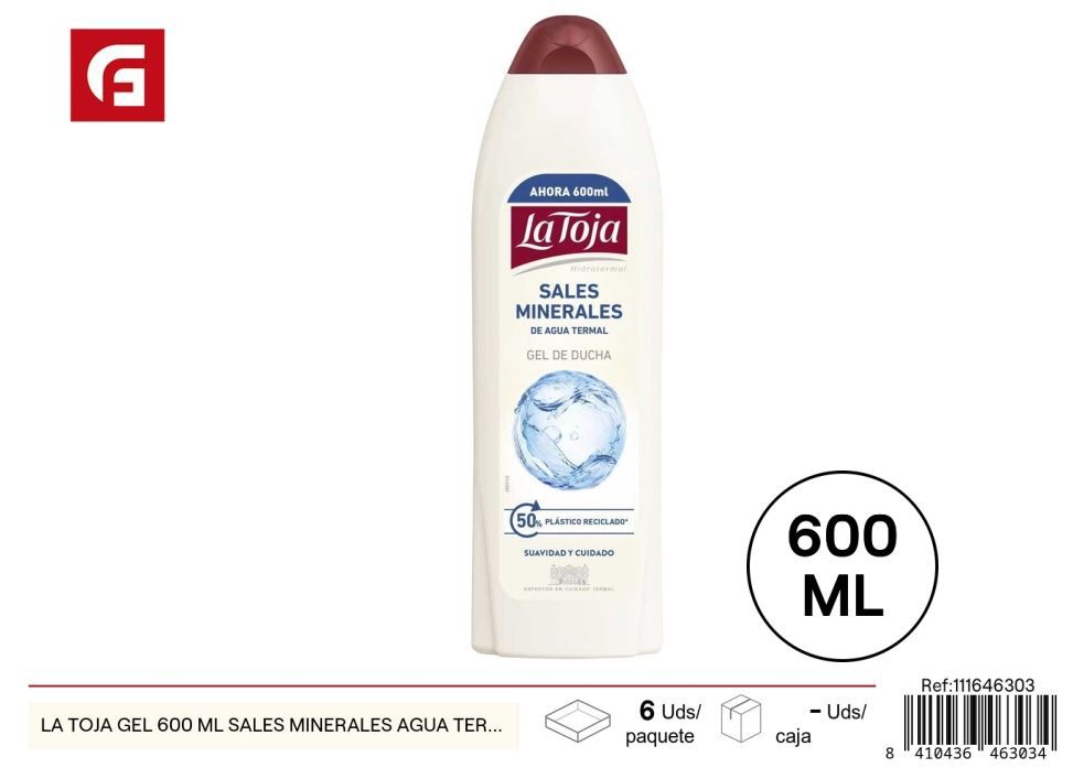 La Toja gel aloe vera 600 ml - Cuidado personal con minerales