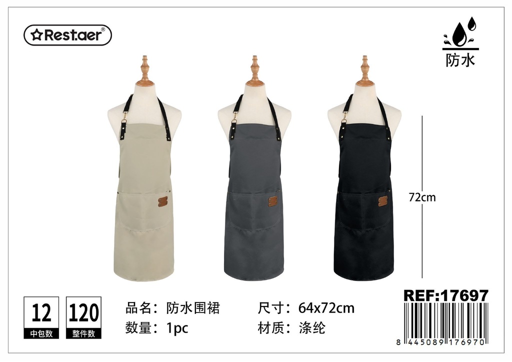 Delantal impermeable 64*72cm - Textiles para el hogar y delantales