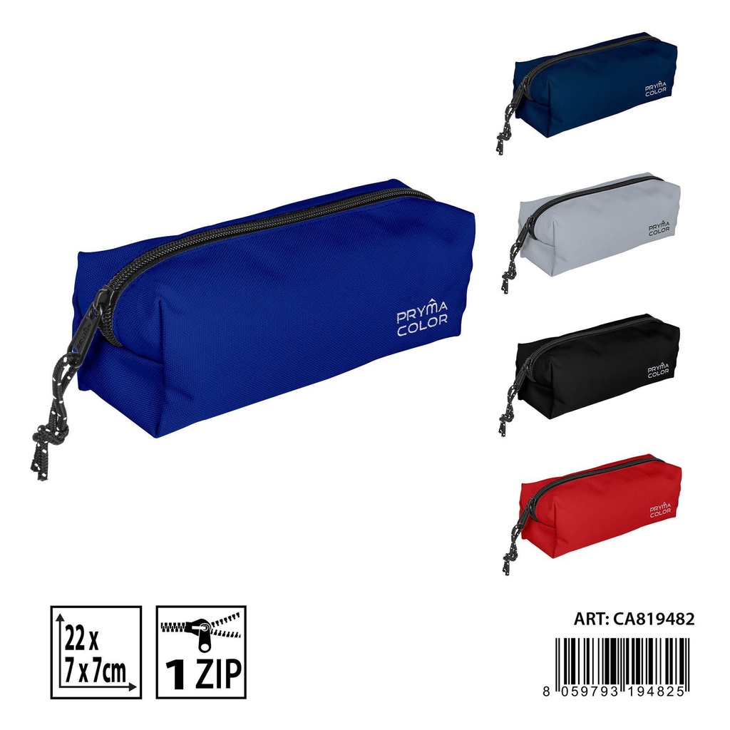 Estuche amplio clásico 22x7x7 cm - Organización para mochilas y útiles escolares