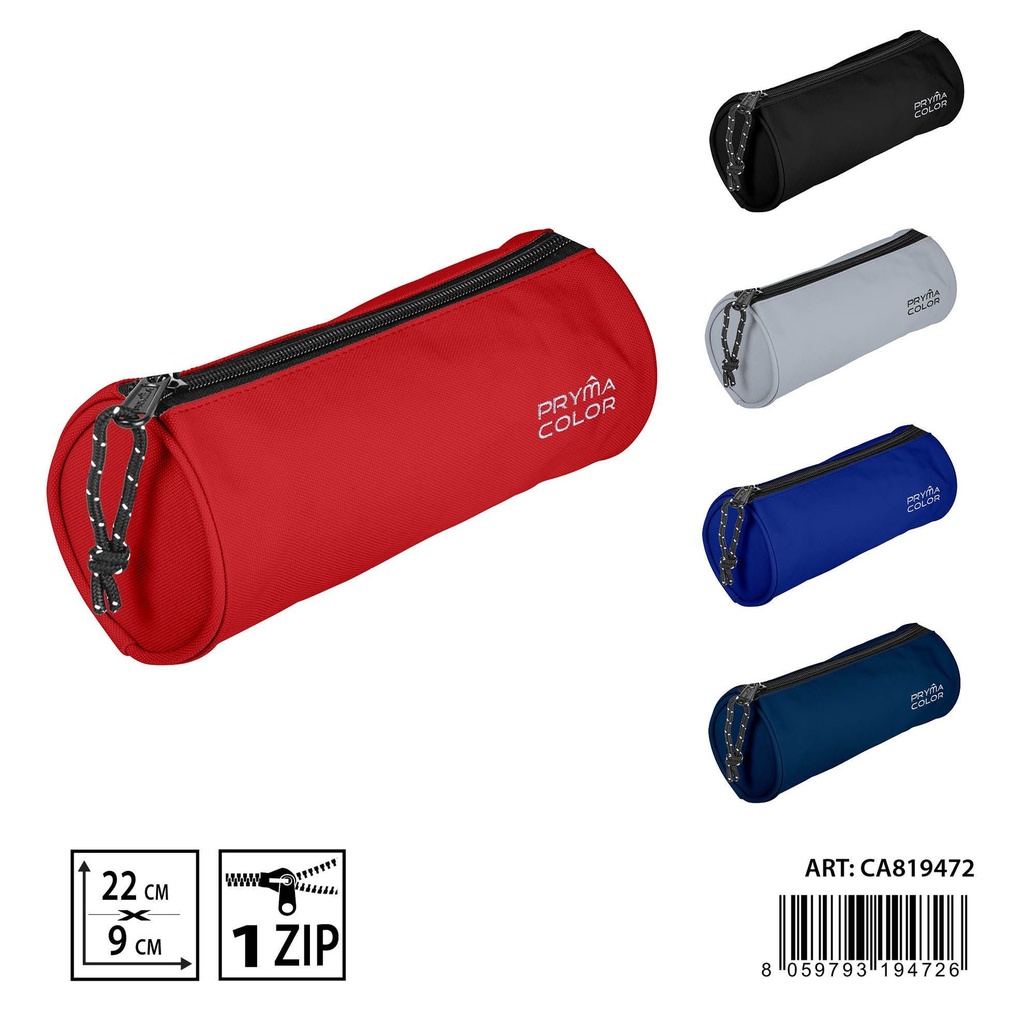 Estuche redondo clásico 22x9 cm - Estuches para lápices