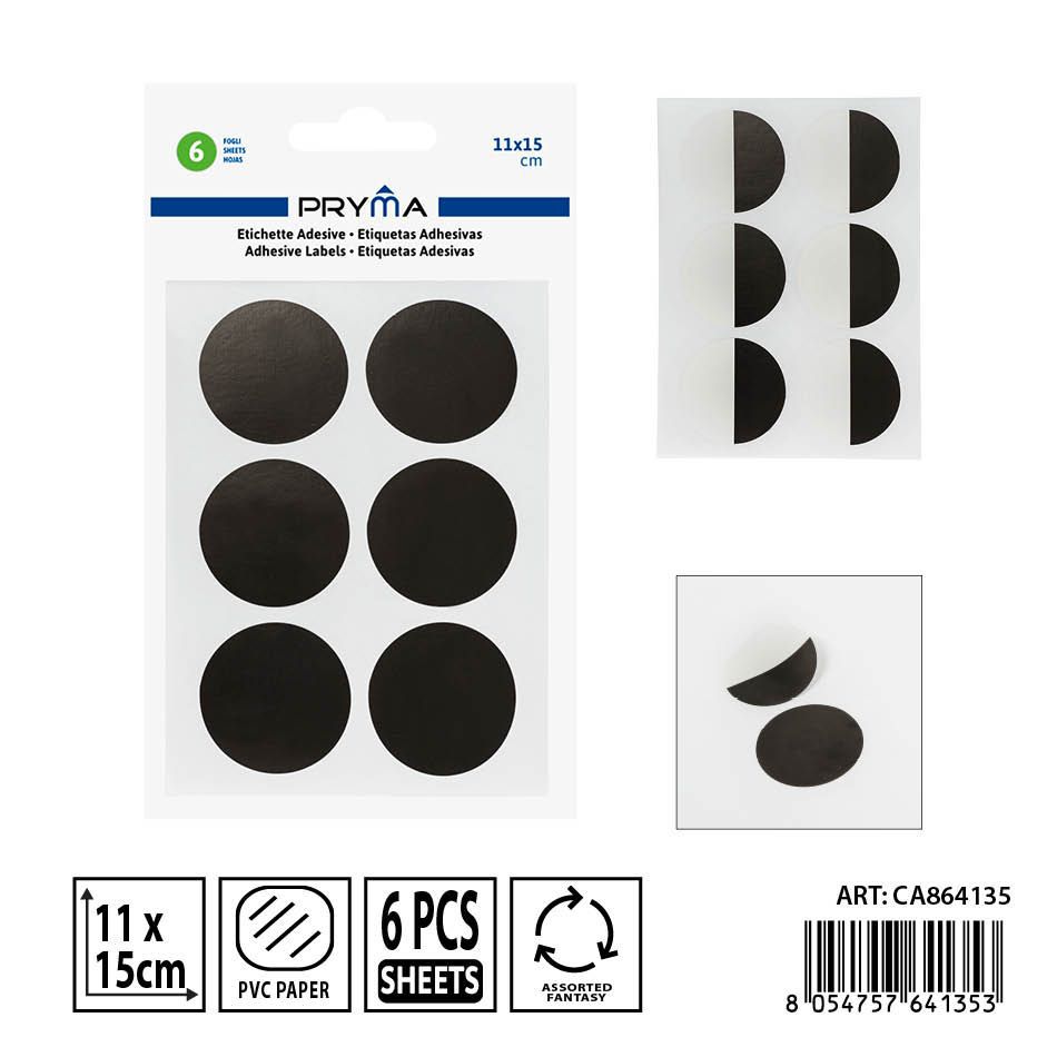 Etiqueta adhesiva 6FF 11x15 cm - Adhesivos para papelería