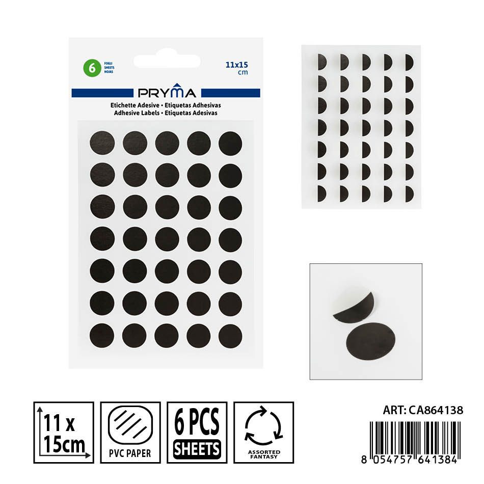 Etiqueta adhesiva 6FF 11x15 cm - Adhesivos para papelería