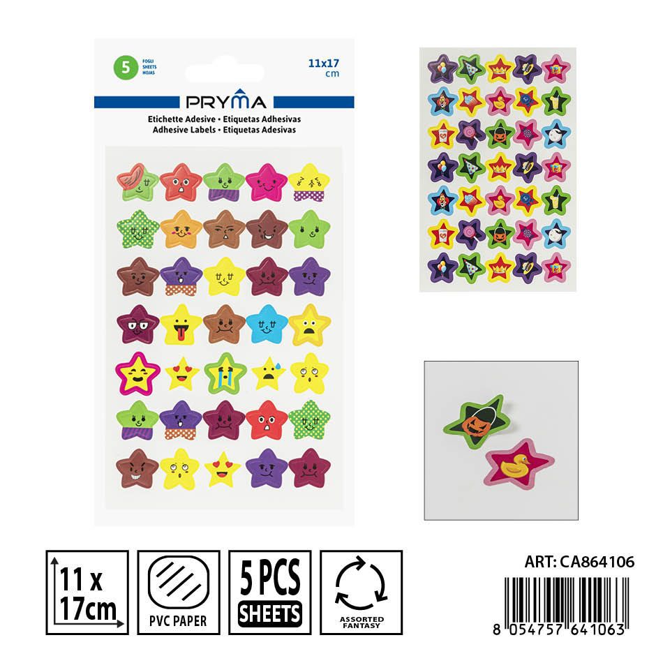 Etiquetas adhesivas 11x17 cm 5 ff - Material escolar y etiquetas