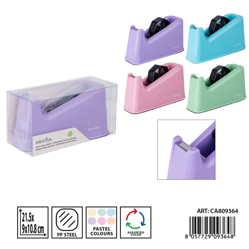 Dispensador de cinta adhesiva 21.5x9x10.8 cm - Papelería y oficina