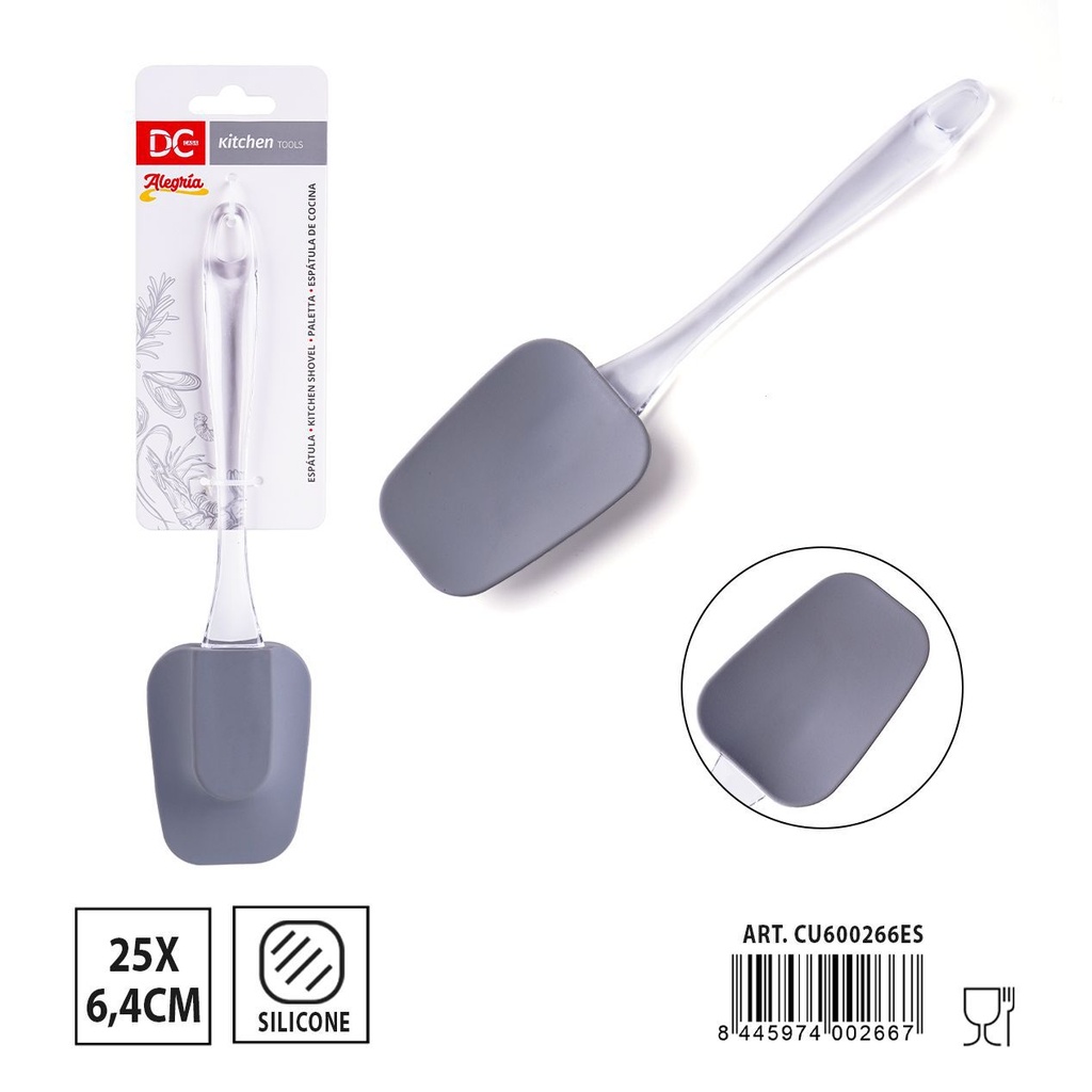 Espátula de silicona 25x6.4cm - Accesorios de cocina versátiles