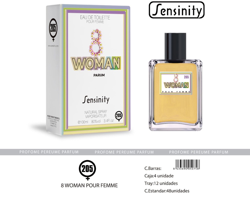 Perfume Woman 8 Pour Femme - Fragancias para mujer