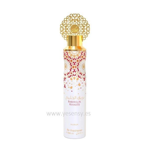 Amb. Spray Árabe Bareeq Al Khaleej Nusuk 300ml - Ambientadores y fragancias