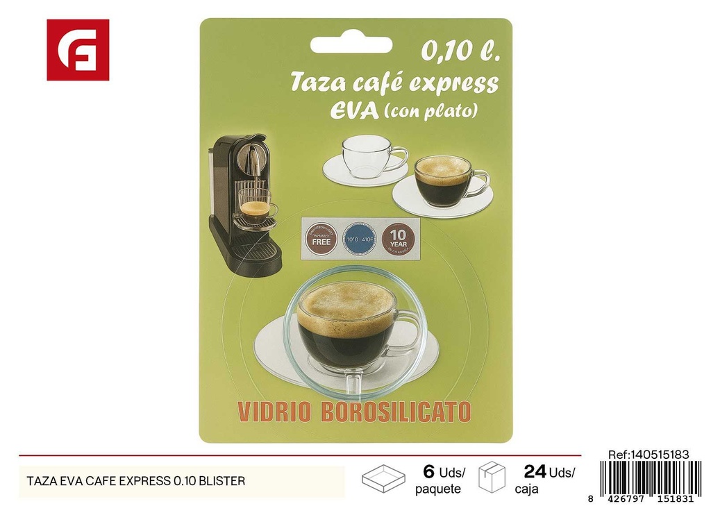 Taza de EVA de café exprés 100 ml - Taza de café