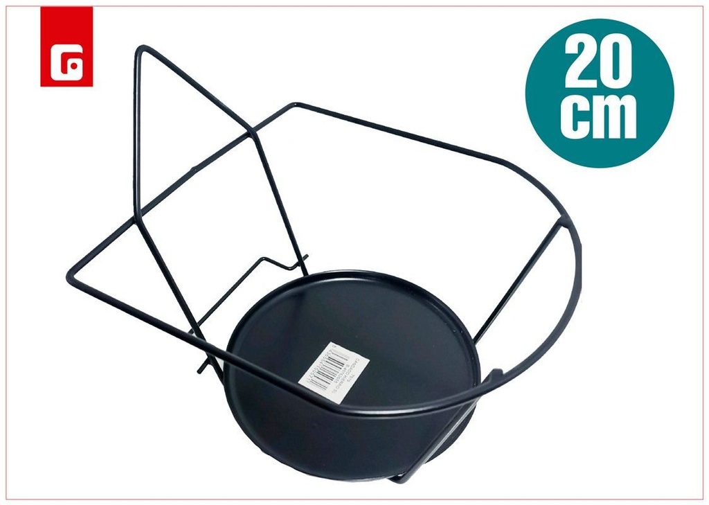 SOPORTE PARA MACETAS DE PARED 20CM - Accesorios de jardinería modernos