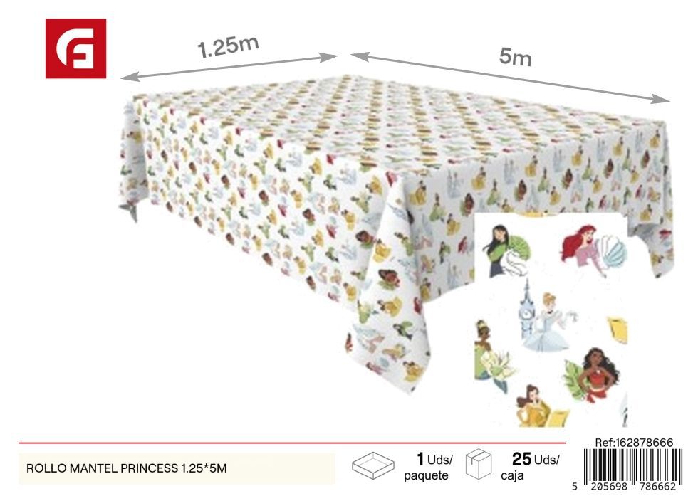 Rollo mantel Princess 1.25*5 m - Textiles del hogar y manteles para mesas