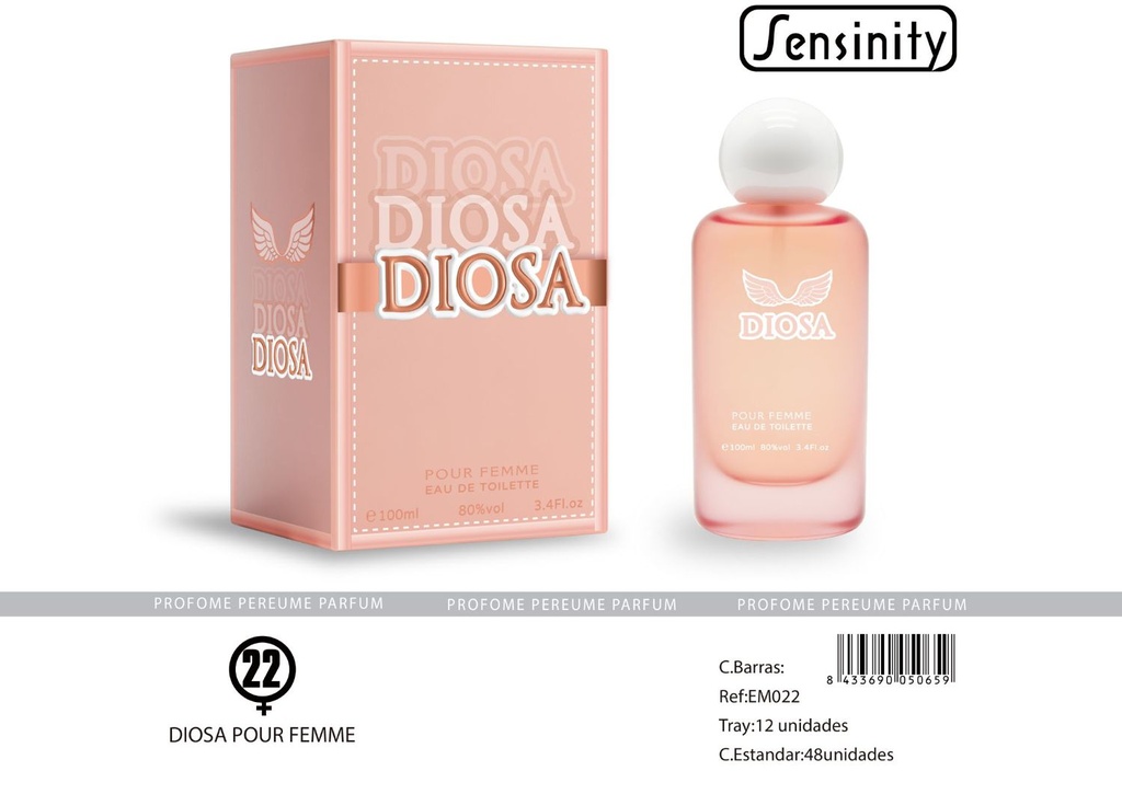 Perfume Diosa Pour Femme - Fragancia para mujer
