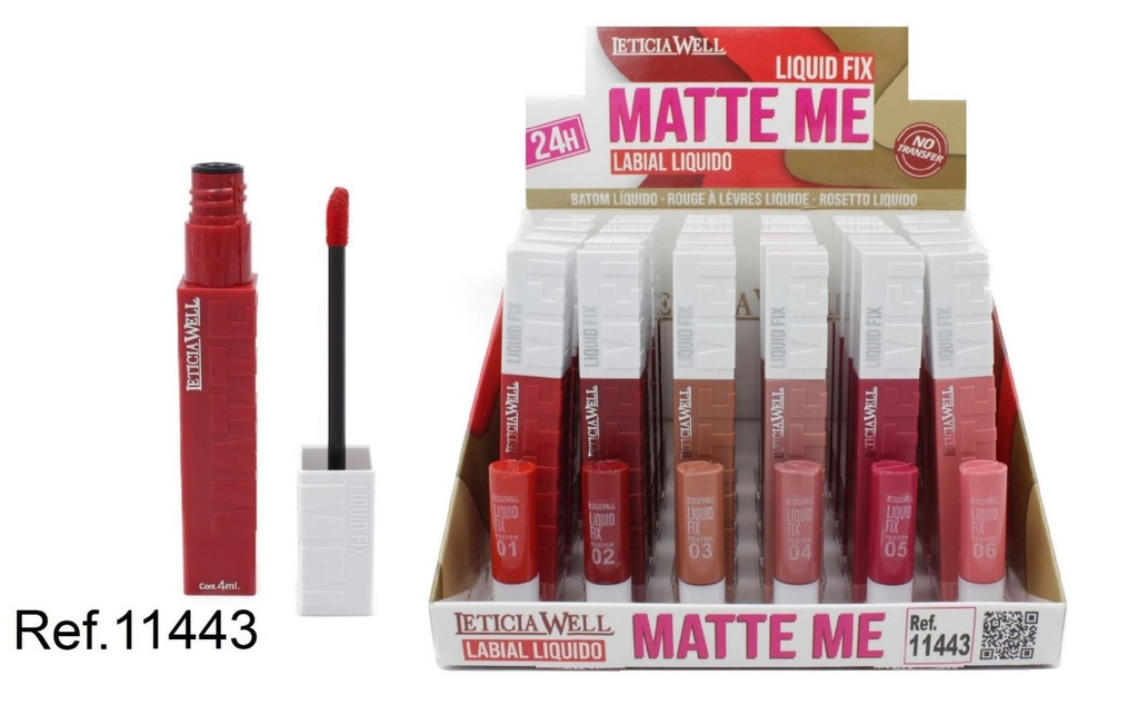 Líquido fijador mate 24 h 24/u 11443 - Cosméticos