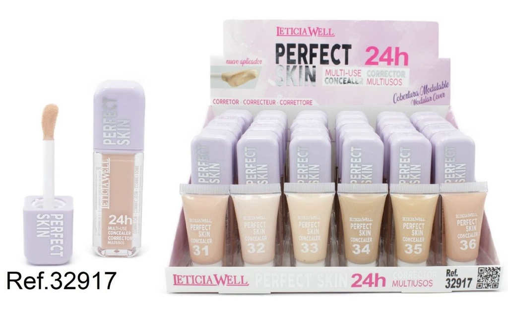 Cubrimiento ojeras Perfect Skin 24H 24/U - Correctores y maquillaje